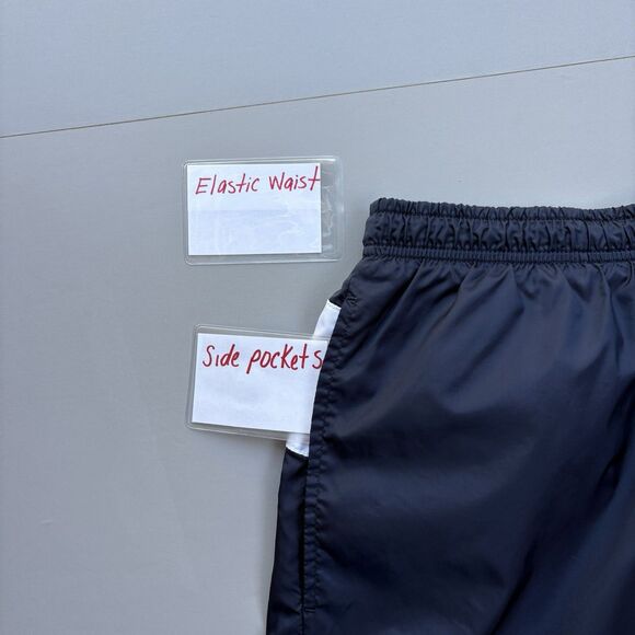 Vintage Nike Men Large Mesh Lined Athletic Shorts Spell Out Nylon Y2K 2000s - Picture 12 of 12